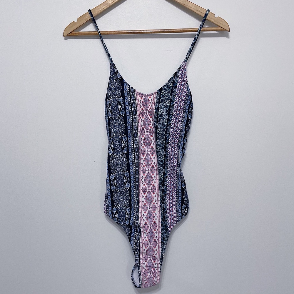 Cupshe Aztec Print One Piece Swimsuit M